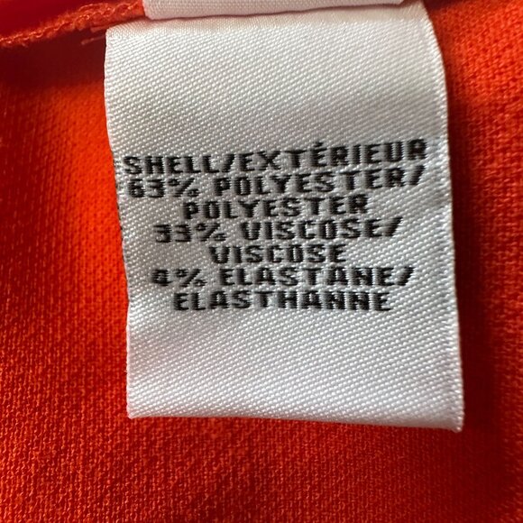 DIANE VON FURSTENBERG Orange Sleeveless A-Line Empire Waist Dress S - Picture 9 of 9